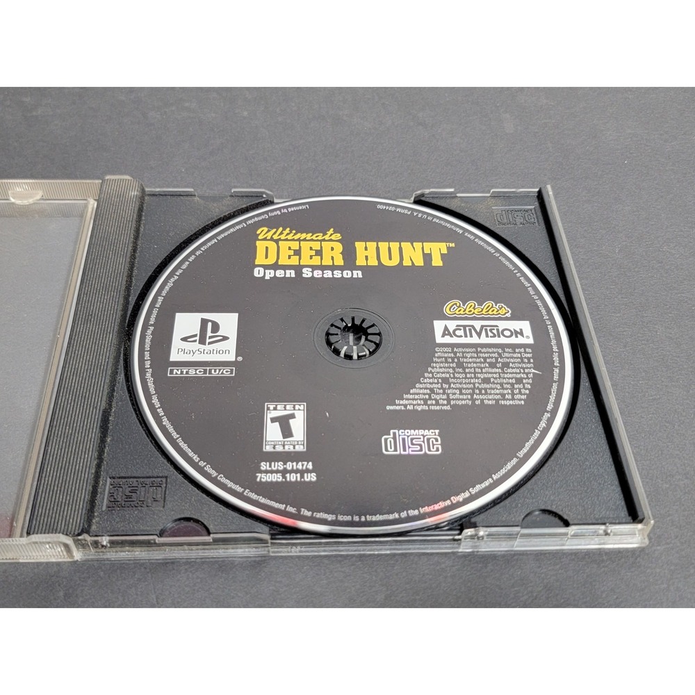 Playstation 1 Cabela's Ultimate Deer Hunt PS1 Video Game Disc Only SLUS-01474